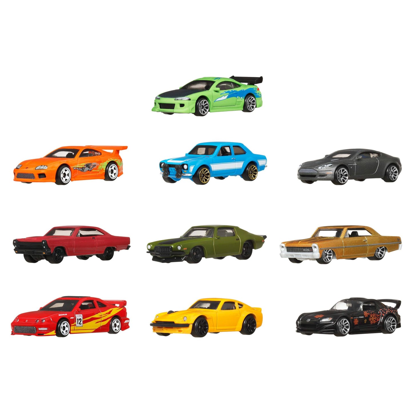 Hot Wheels Fast & Furious 10 Pack – Silver Series