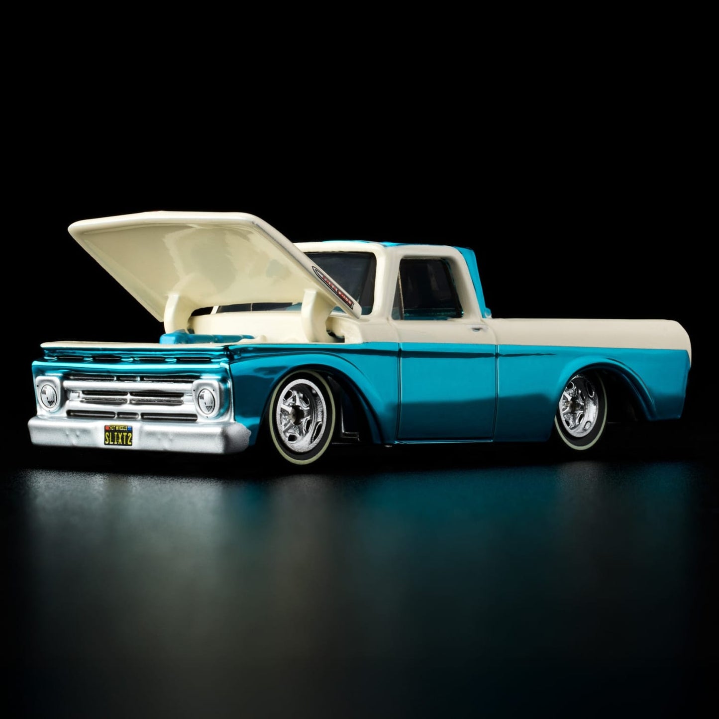 Hot Wheels RLC 1962 Ford F-100 Azul con Blanco