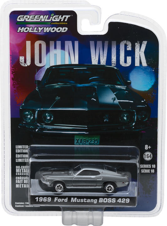 GreenLight - 1969 Ford Mustang Boss 429 - John Wick