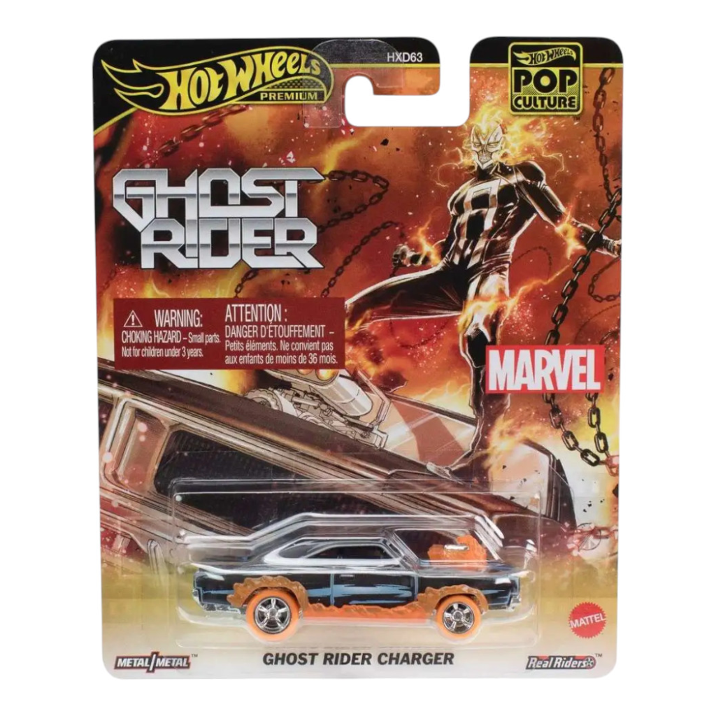 Hot Wheels Premium - Pop Culture - Marvel Ghost Rider Dodge Charger