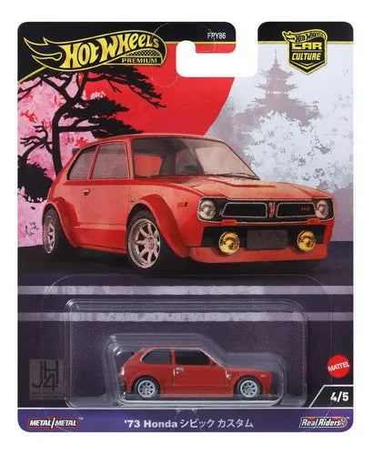 Hot Wheels Premium - Japan Historics - ’73 Honda Civic Custom