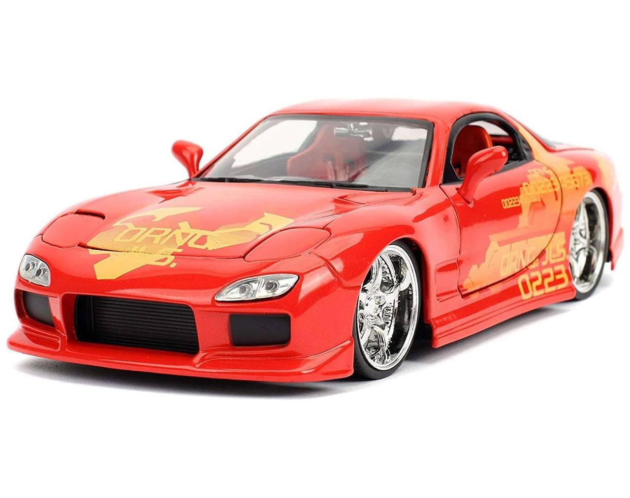 Jada Toys - Rápidos y Furiosos - Mazda RX-7 (Naranja) 1:32