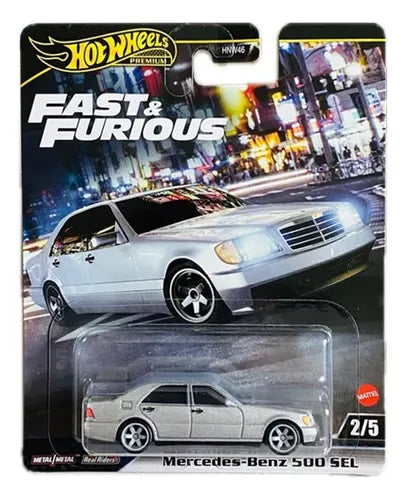 Hot Wheels Premium - Rápido y Furioso - Mercedes-Benz 500 SEL
