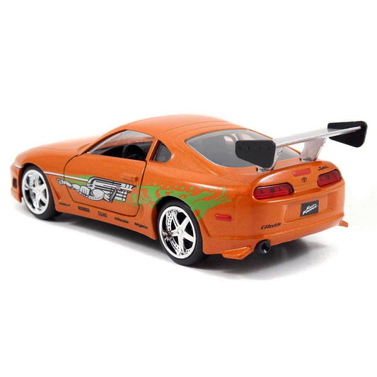 Jada Toys - Rápido y furioso - Brians Toyota Supra Naranja 1:32