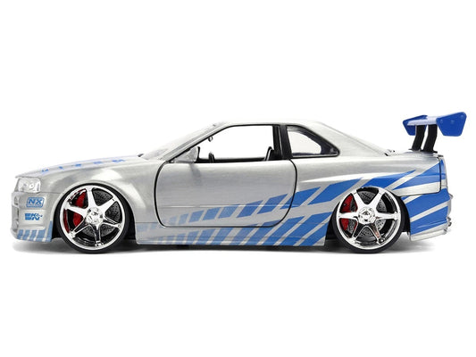 Jada Toys - Rápidos y Furiosos - 25 Aniversario Brian´s Nissan Skyline GT-R 1:24