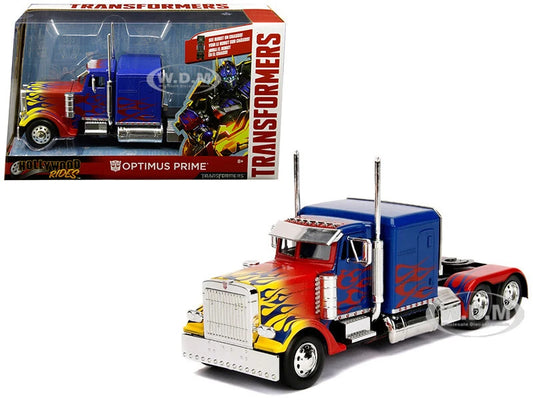 Jada Toys - Transformers Optimus Prime Flamas Rojas 1:24