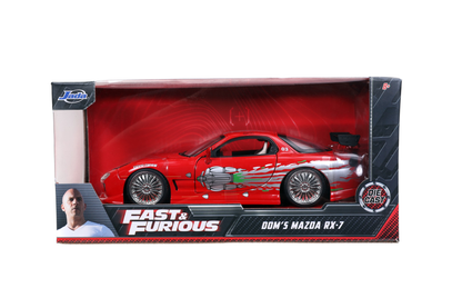 Jada Toys - Rápidos y Furiosos - Dom’s Mazda RX-7 (Rojo) 1:32