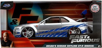 Jada Toys - Rápido y furioso - Nissan Skyline GT-R 2002 1:24