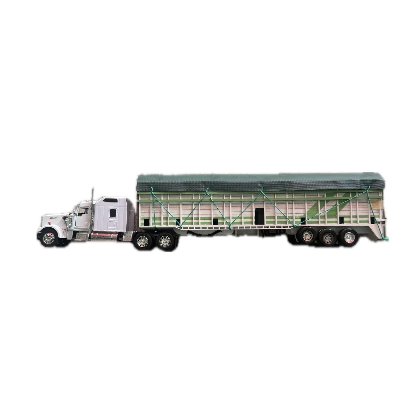 New Ray- Trailer Keneorth W900 Caja Artesanal 1:32