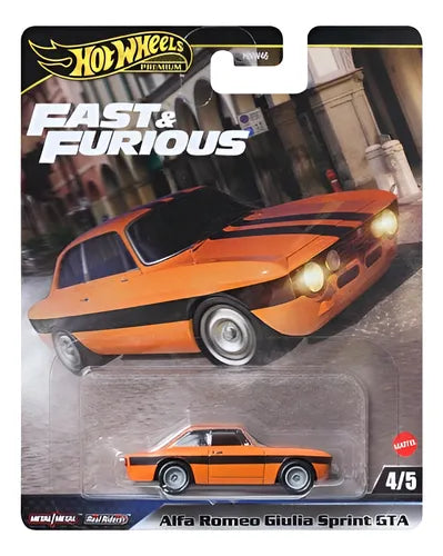 Hot Wheels Premium - Rápidos y Furiosos - Alfa Romeo Giulia GTA (Han)