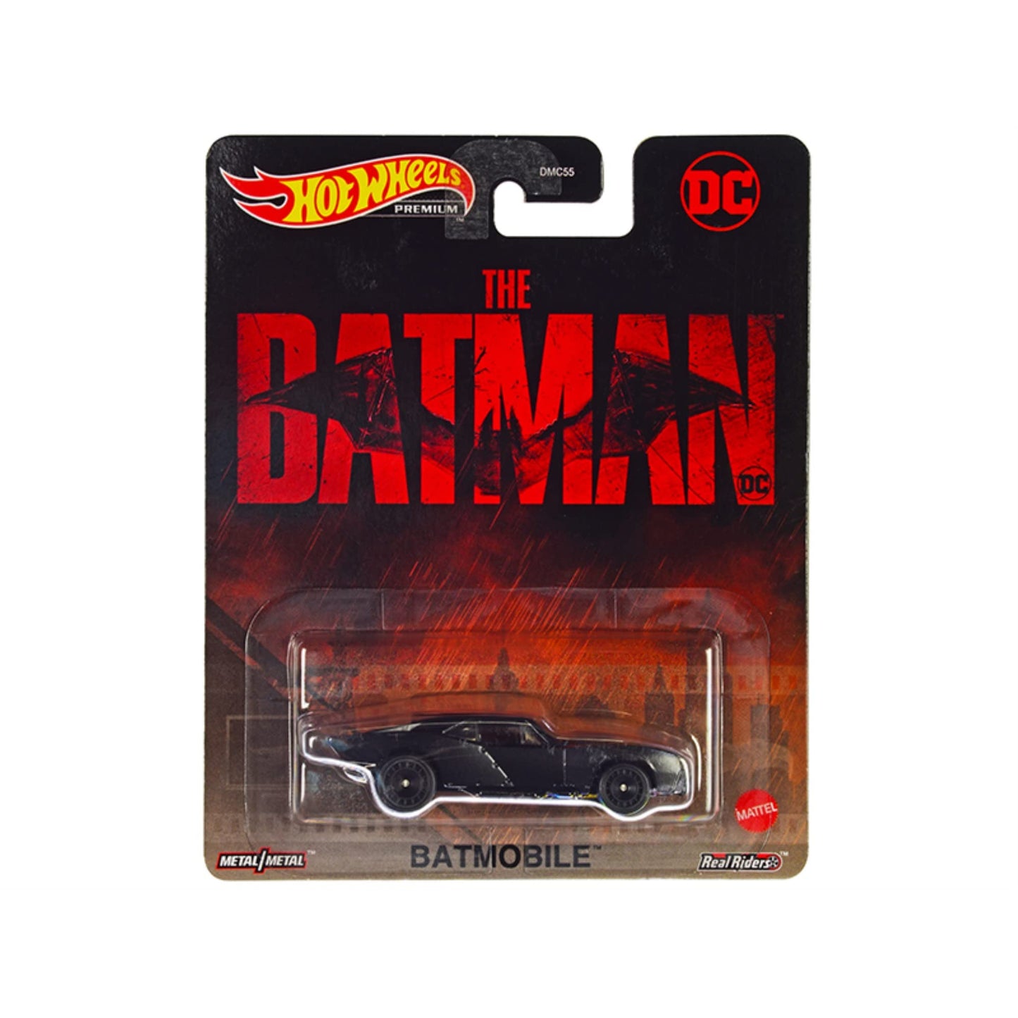 Hot Wheels Premium - Retro Batman - Batimóvil Clásico