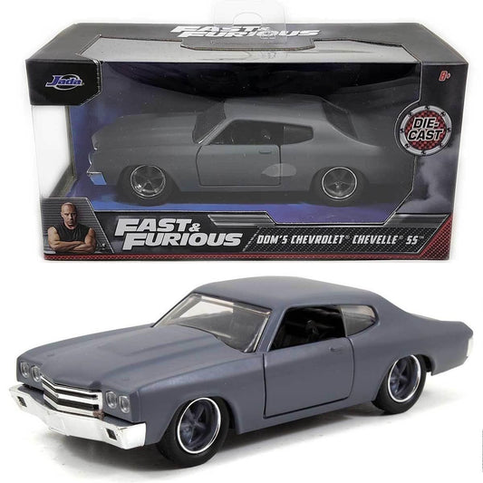 Jada Toys - Rápidos y Furiosos - Dom’s Chevy Chevelle SS (Gris) 1:24