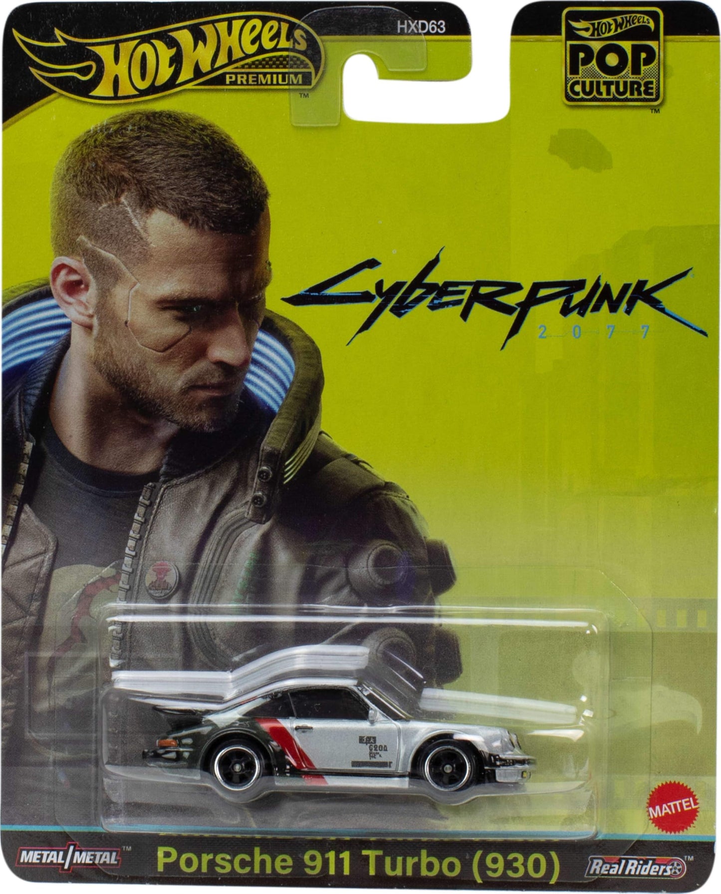 Hot Wheels Premium - Cyberpunk PQ1 - Porsche 911 Turbo (930)