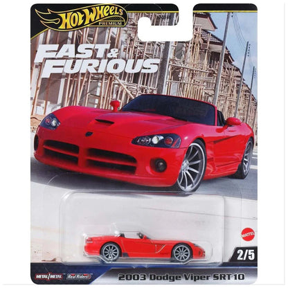Hot Wheels Premium - Rápido y Furioso - Dodge Viper SRT-10 2003