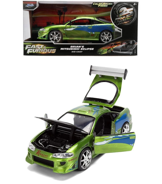 Jada Toys - Rápidos y Furiosos - 25 Aniversario Mitsubishi Eclipse 1:24