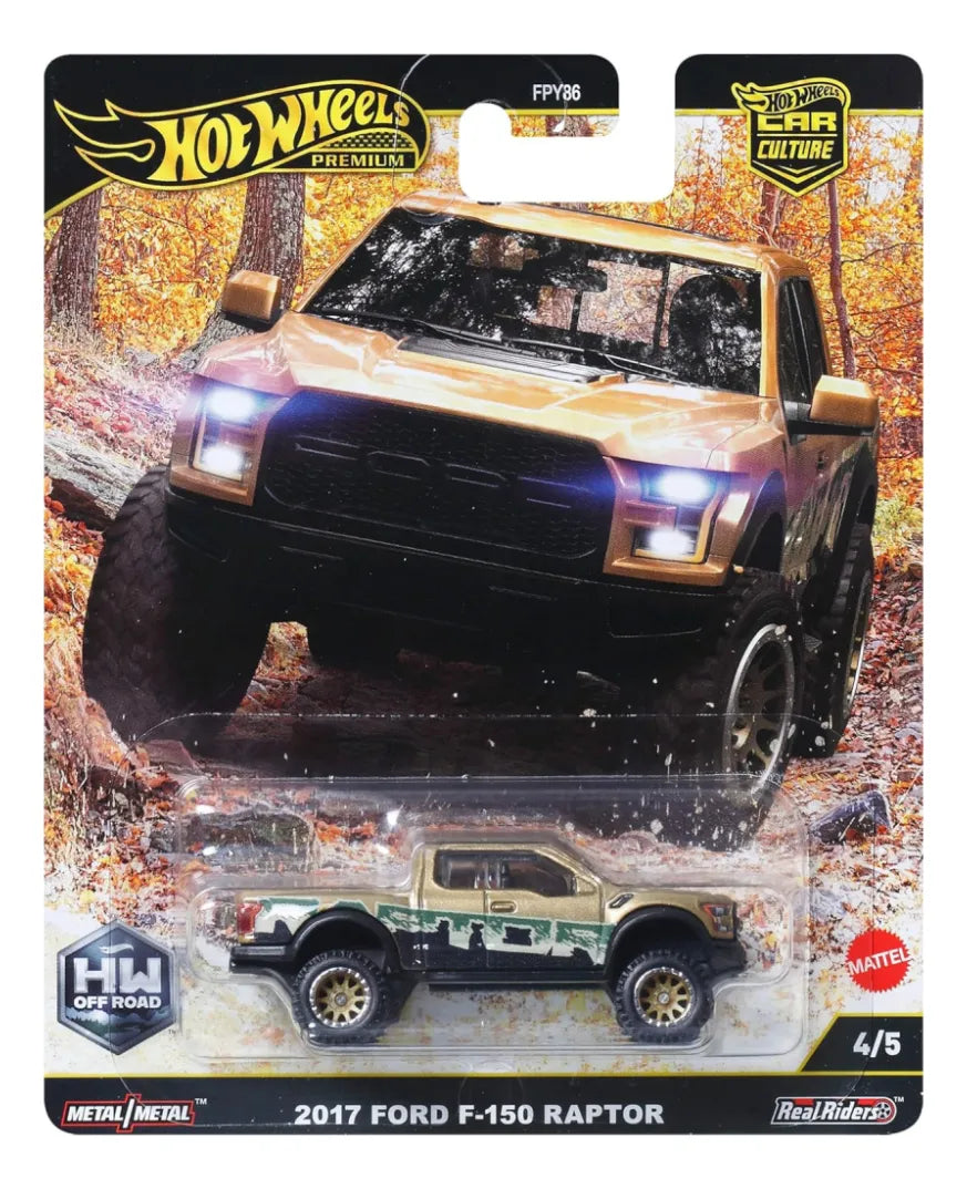 Hot Wheels Premium - 2017 Ford F-150 Raptor