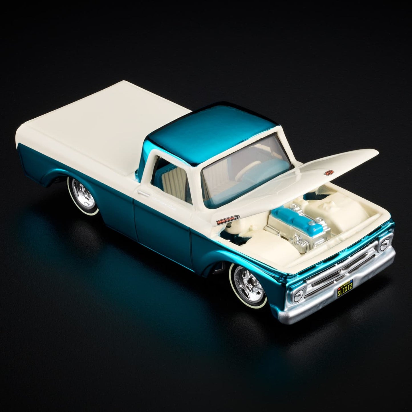 Hot Wheels RLC 1962 Ford F-100 Azul con Blanco
