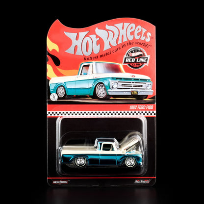 Hot Wheels RLC 1962 Ford F-100 Azul con Blanco