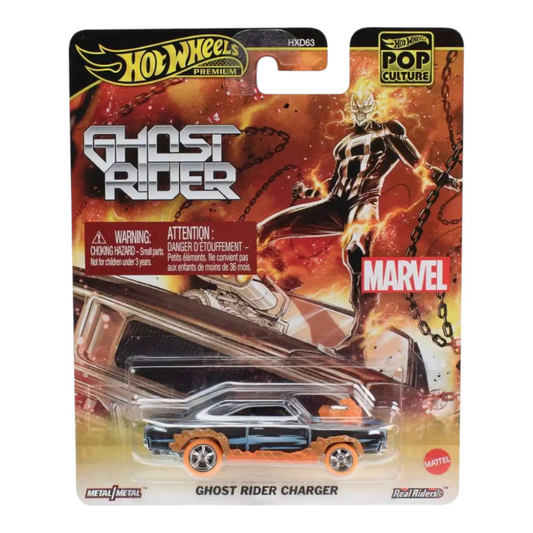 Hot Wheels Premium - Pop Culture - Marvel Ghost Rider Dodge Charger