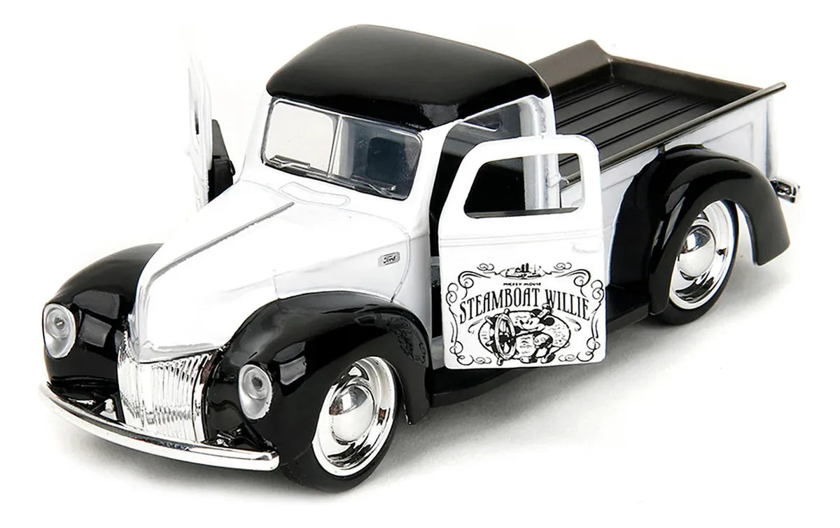 Jada Toys - Disney - 1941 Ford Pickup Mickey Mouse 1:32 (Negro/Blanco)