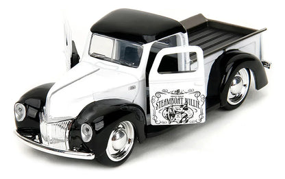 Jada Toys - Disney - 1941 Ford Pickup Mickey Mouse 1:32 (Negro/Blanco)