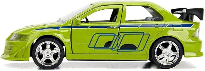 Jada Toys - Rápido y Furioso - Mitsubishi Lancer Evolution VII Verde 1:32 (Brian)