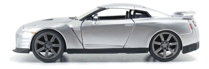 Jada Toys - Rápido y Furioso - Brian’s Nissan GT-R R35 1:32 (Gris)