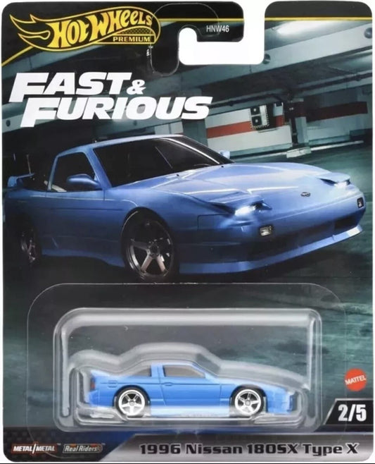 Hot Wheels Premium - Rápido y Furioso - Nissan 180SX Type X 1996
