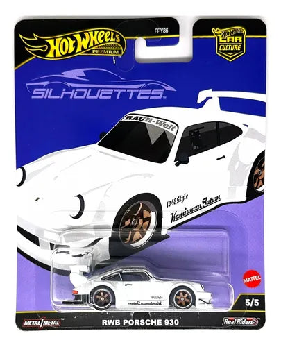 Hot Wheels Premium - Silhouettes - RWB Porsche 930 (Blanco)