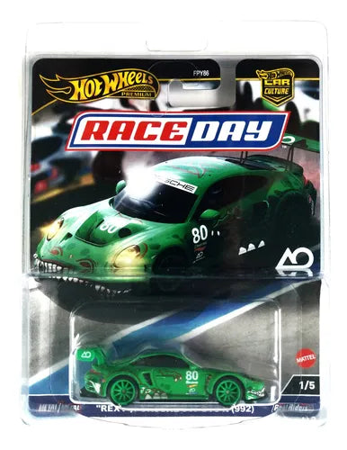 Hot Wheels Premium - Race Day - Porsche 911 GT3 R (992) “Rexy”
