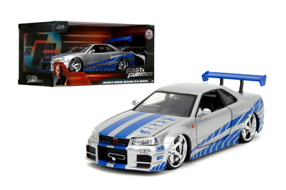 Jada Toys - Rápido y furioso - Nissan Skyline GT-R 2002 1:24
