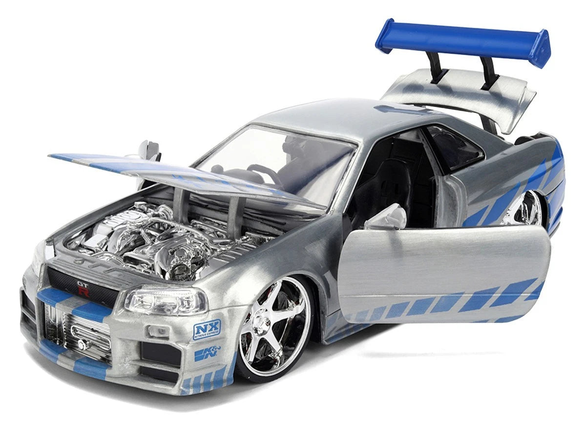 Jada Toys - Rápidos y Furiosos - 25 Aniversario Brian´s Nissan Skyline GT-R 1:24