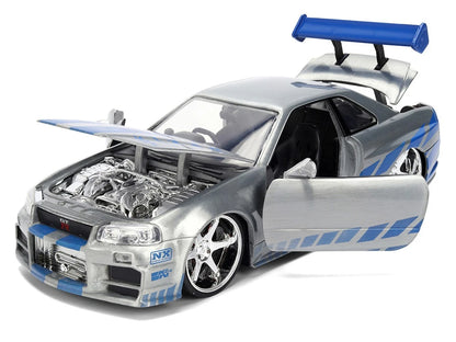 Jada Toys - Rápidos y Furiosos - 25 Aniversario Brian´s Nissan Skyline GT-R 1:24
