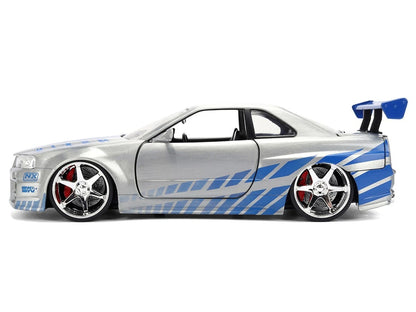 Jada Toys - Rápidos y Furiosos - 25 Aniversario Brian´s Nissan Skyline GT-R 1:24