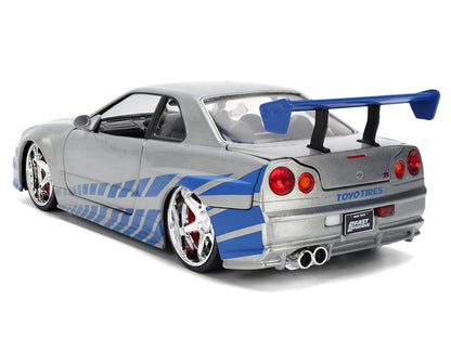 Jada Toys - Rápidos y Furiosos - 25 Aniversario Brian´s Nissan Skyline GT-R 1:24