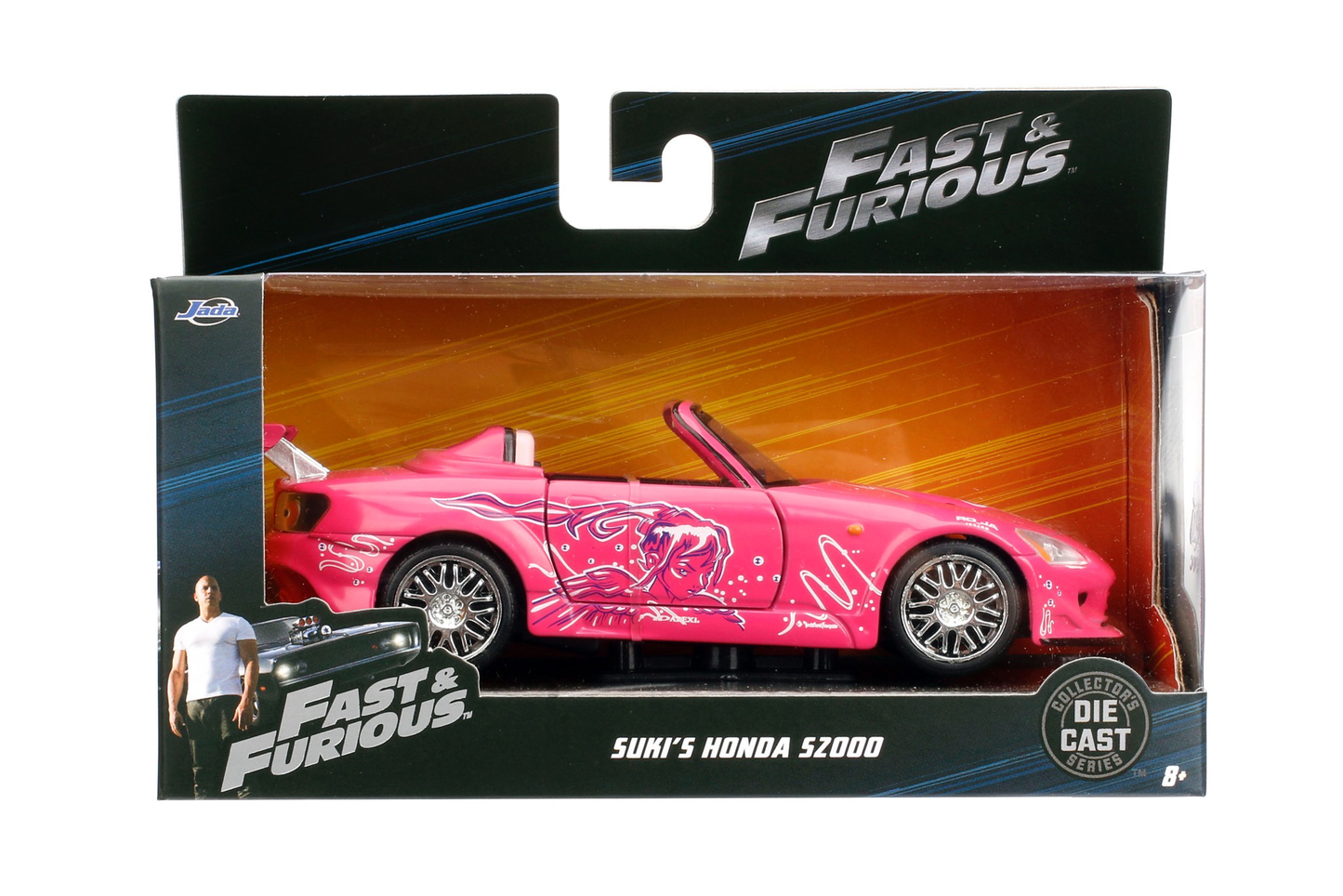Jada Toys - Rápidos y Furiosos - Suki’s Honda S2000 1:32 (Rosa)