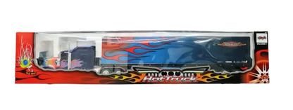 Tráiler de Control Remoto con Luces LED – Diseño Flameado